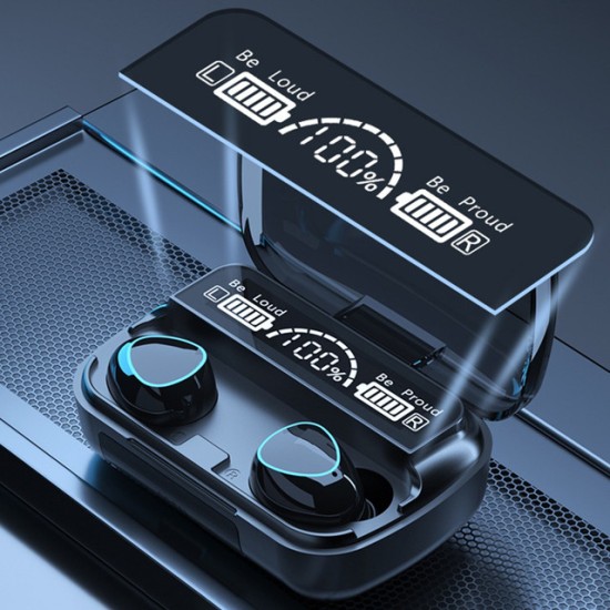 M10 EARBUDS WITH 3000MAH POWERBANK TWS 9D BLUETOOTH HEADSET M10 EARBUDS WITH 3000MAH POWERBANK TWS 9D BLUETOOTH HEADSET